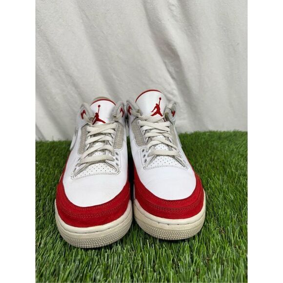 Nike Air Jordan 3 Retro Tinker White University Red CJ0939-100 Size 8 clean main image 9
